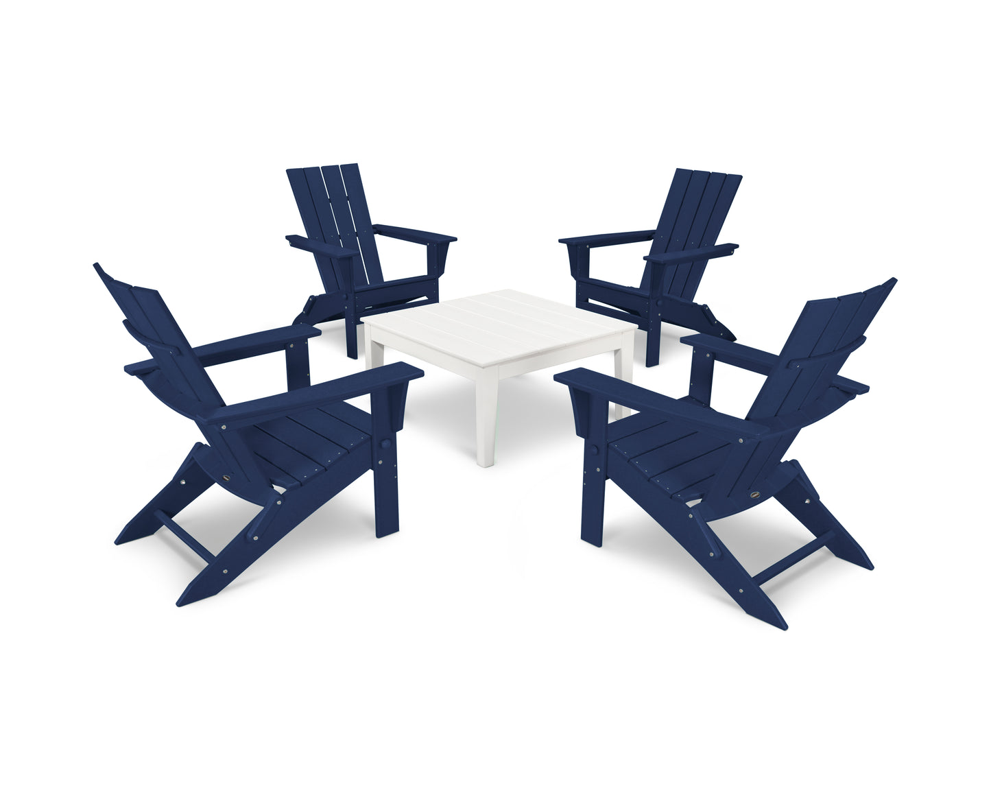 Quattro Folding Chair 5-Piece Conversation Set