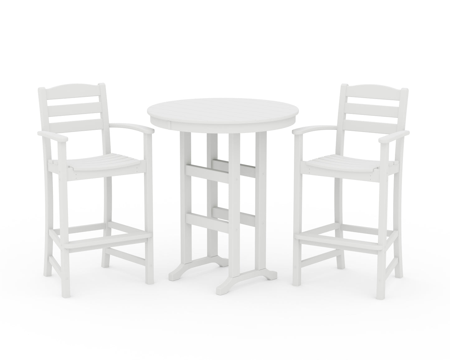 La Casa CafÃ© 3-Piece Round Farmhouse Bar Set