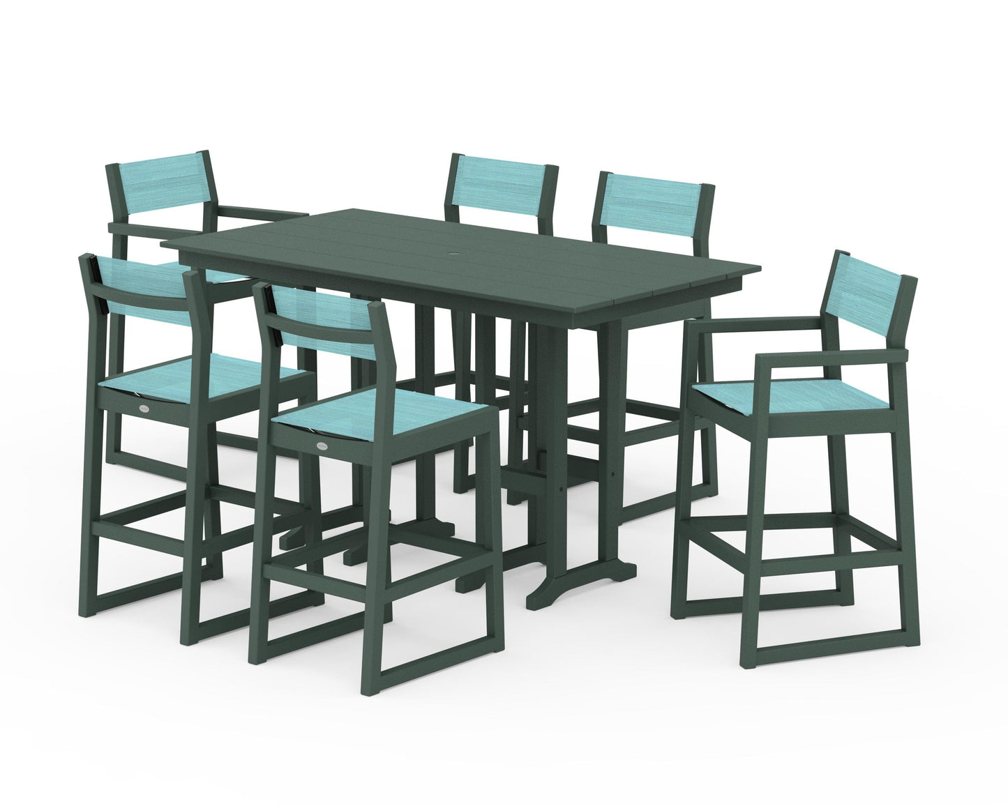 EDGE Sling 7-Piece Farmhouse Bar Set
