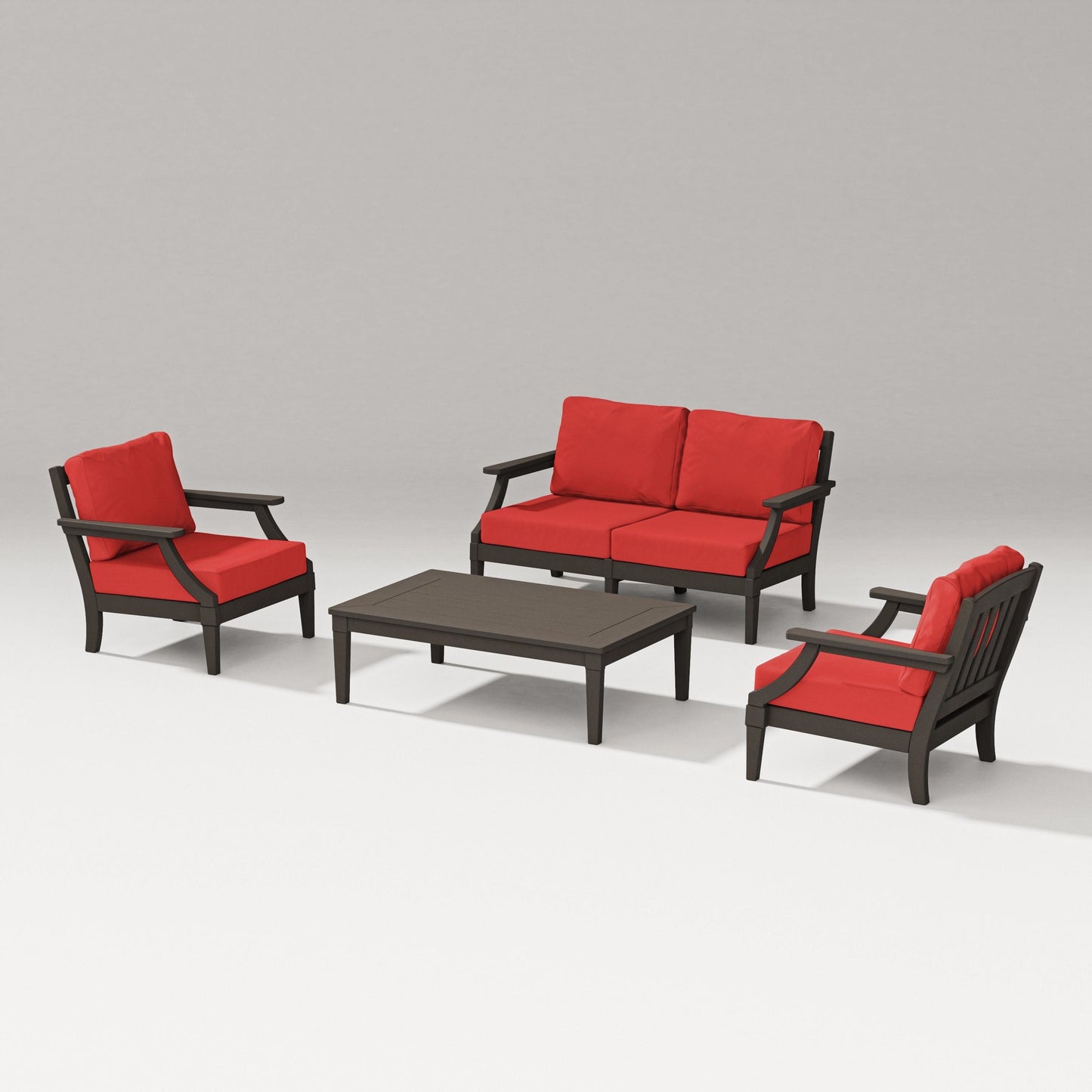 Estate Lounge 4-Piece Loveseat Set