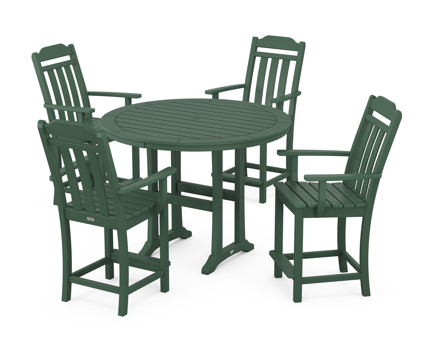 Cottage 5-Piece Round Counter Set