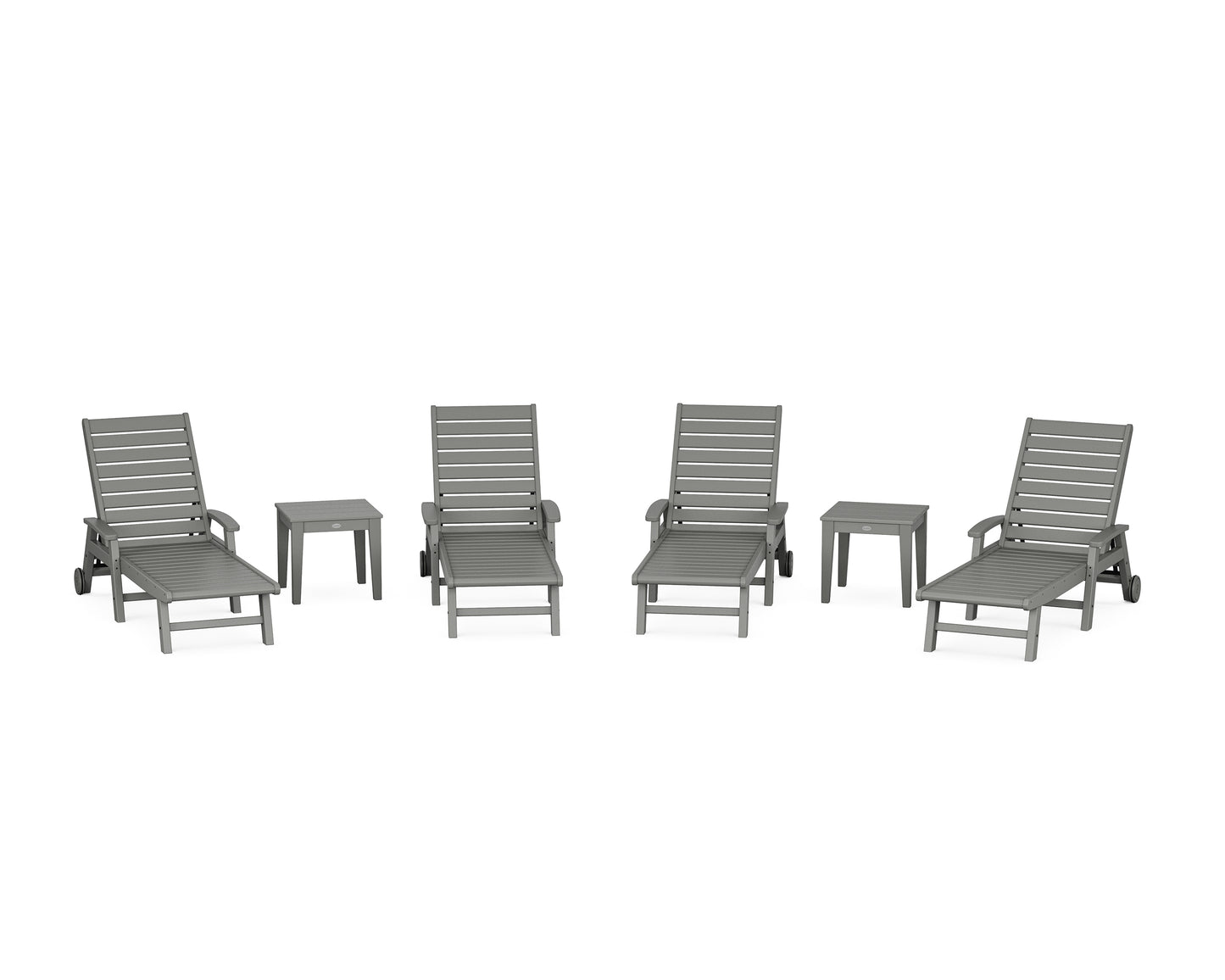 Signature Chaise 6-Piece Set with Wheels