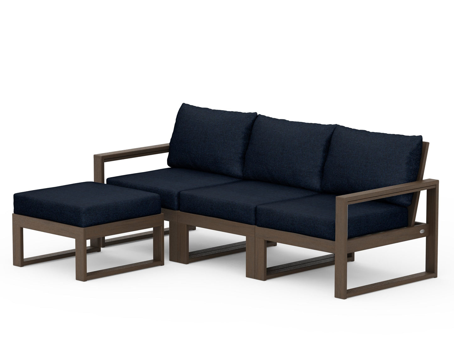 EDGE 4-Piece Modular Deep Seating Set with Ottoman