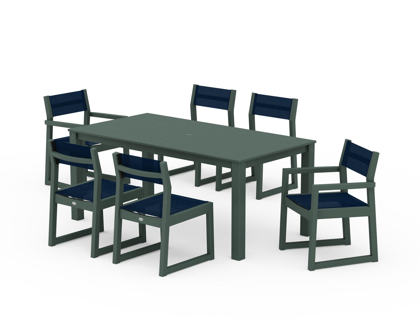 EDGE Sling 7-Piece Parsons Dining Set
