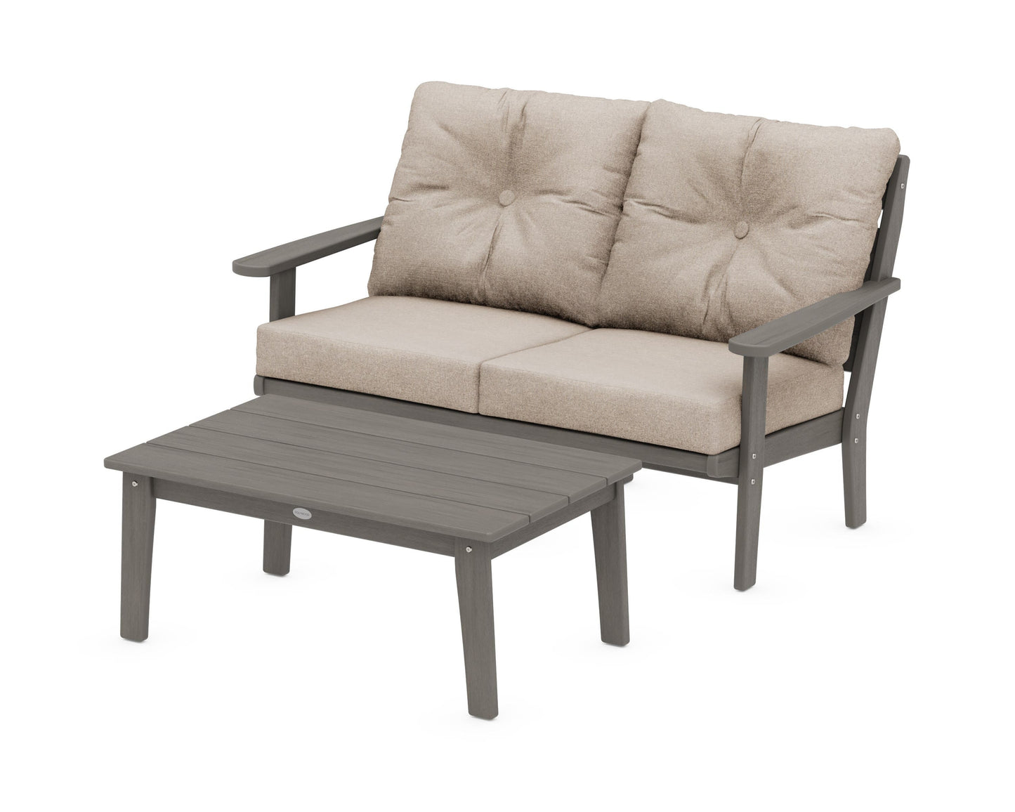Lakeside 2-Piece Lounge Loveseat Set