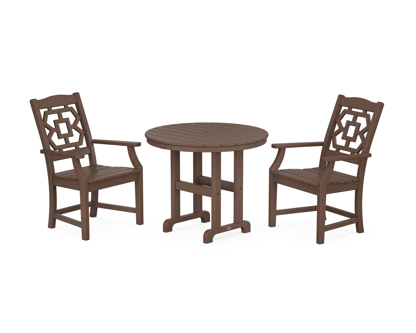 Chinoiserie 3-Piece Farmhouse Dining Set