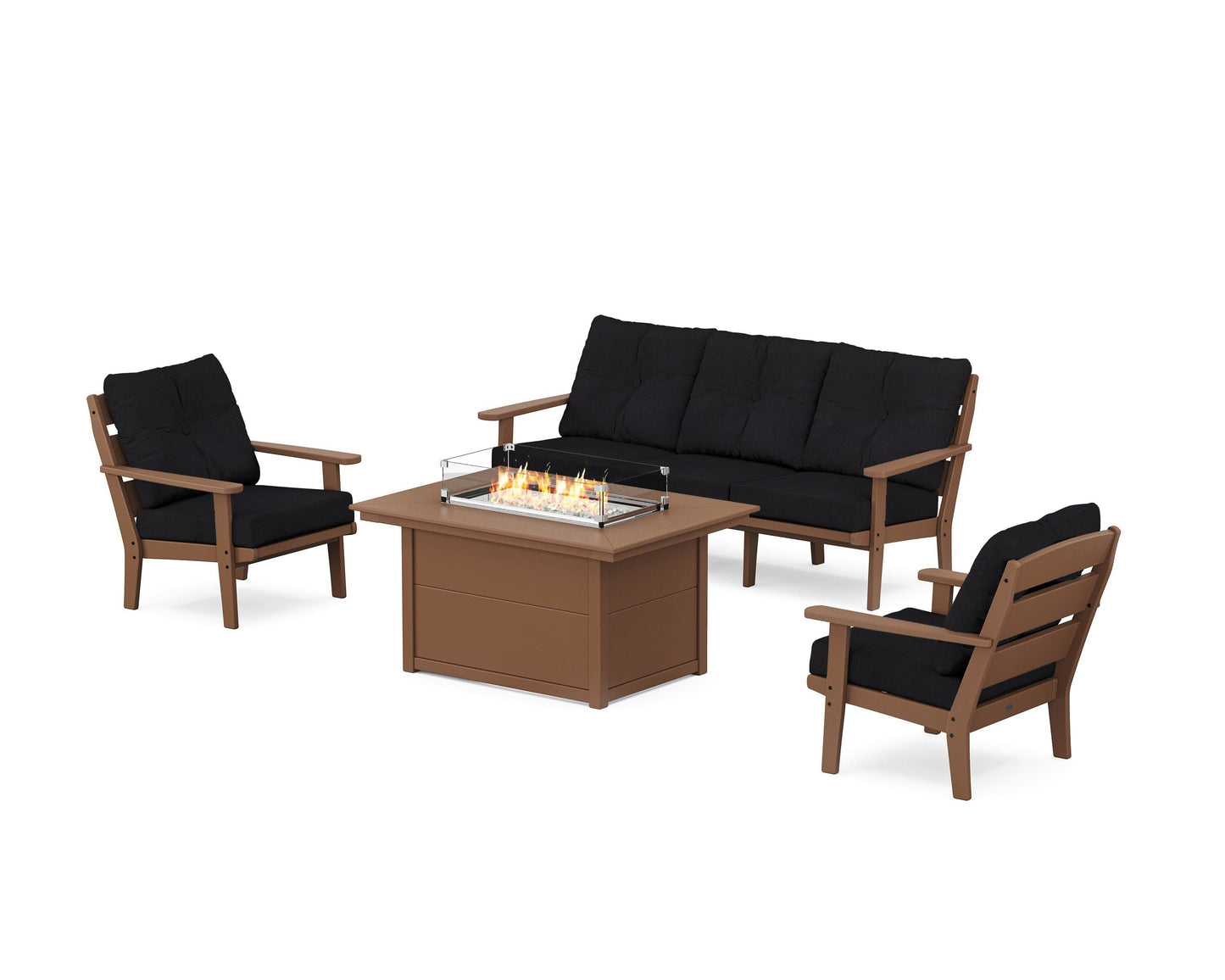Lakeside Deep Seating Fire Pit Table Set