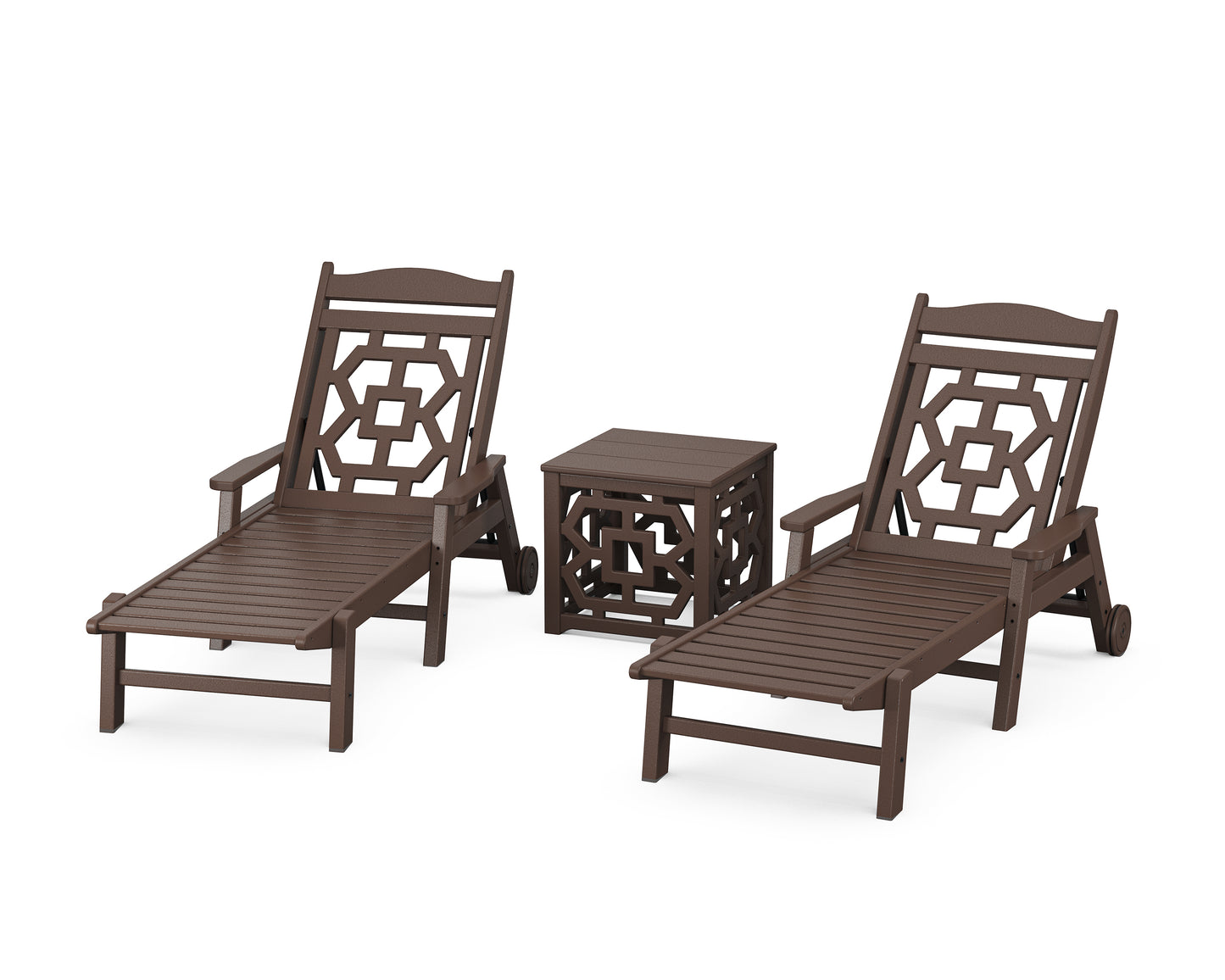 Chinoiserie 3-Piece Chaise Set