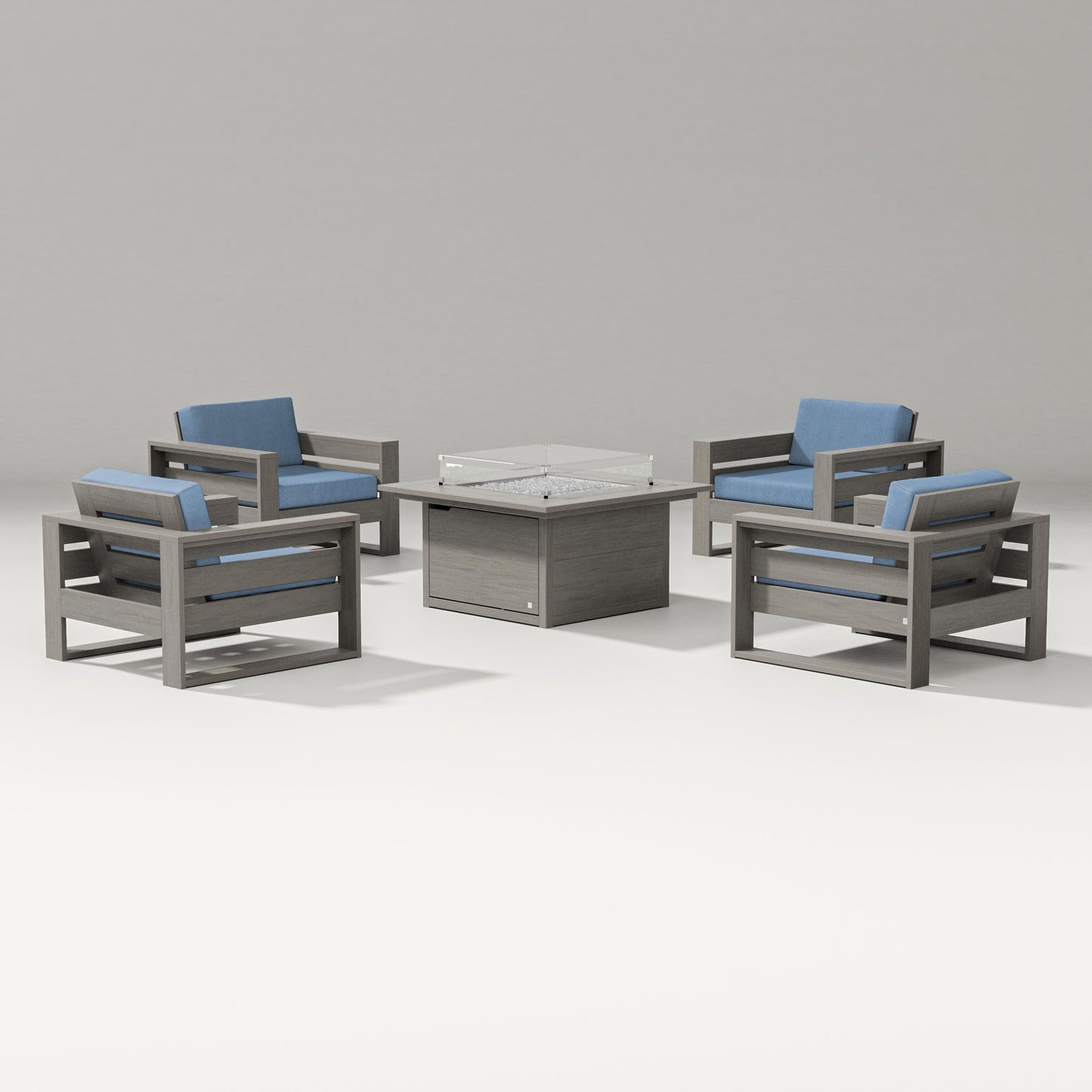 Latitude 5-Piece Lounge Fire Table Set