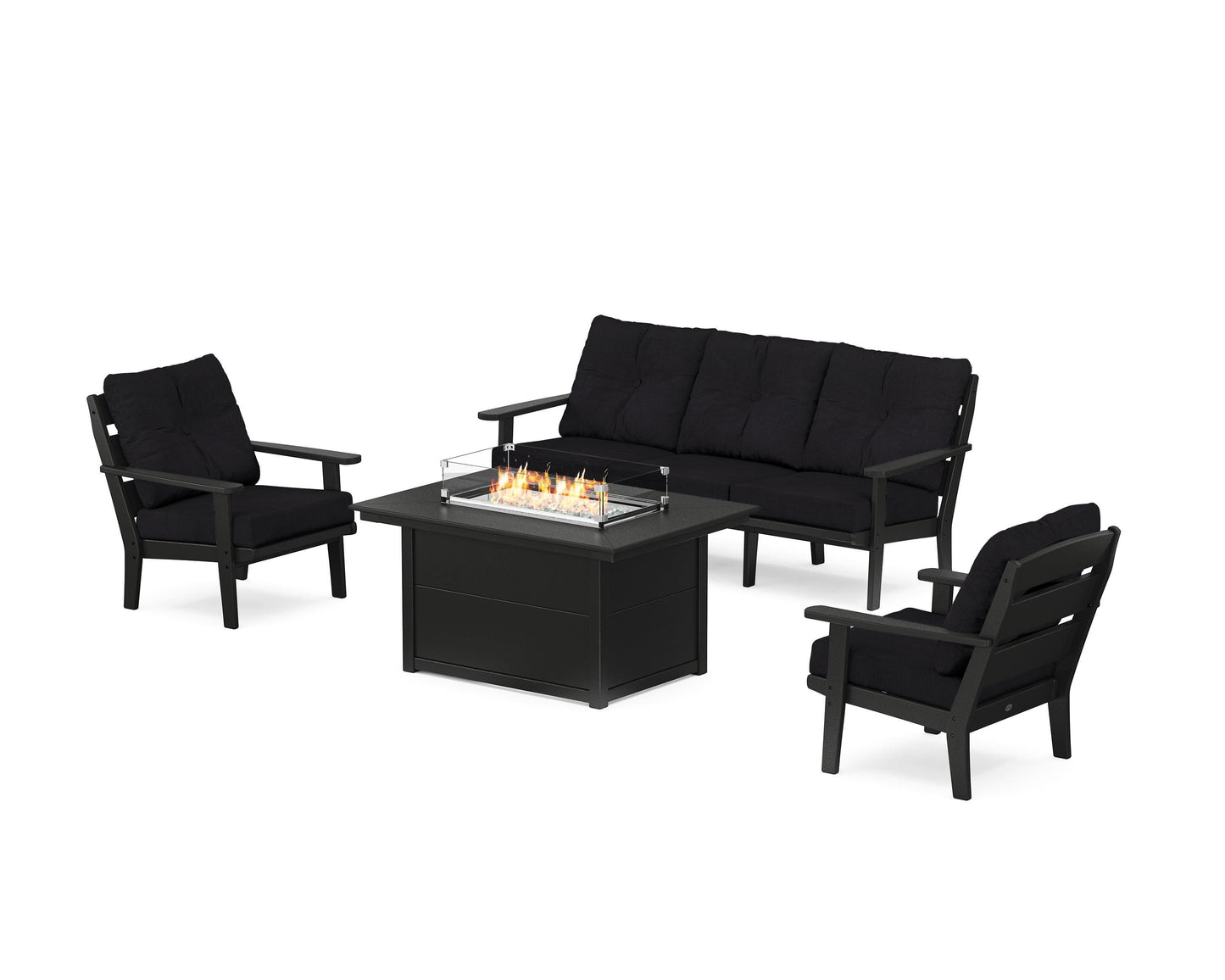 Lakeside Deep Seating Fire Pit Table Set