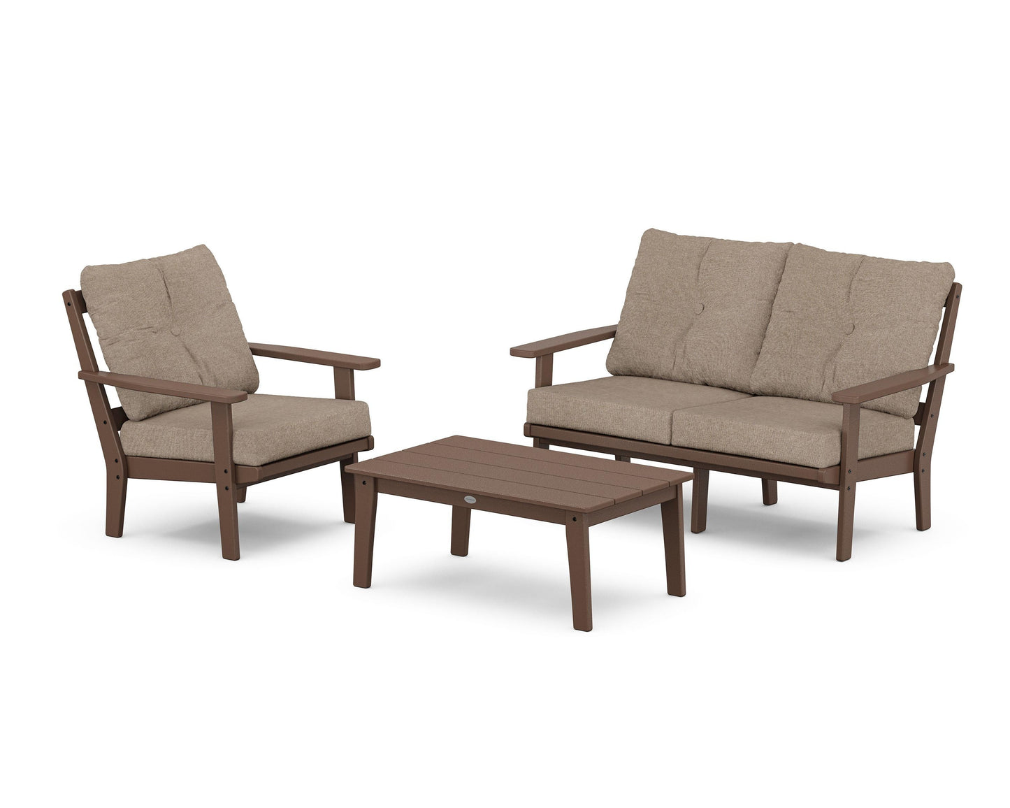 Oxford 3-Piece Deep Seating Set with Loveseat