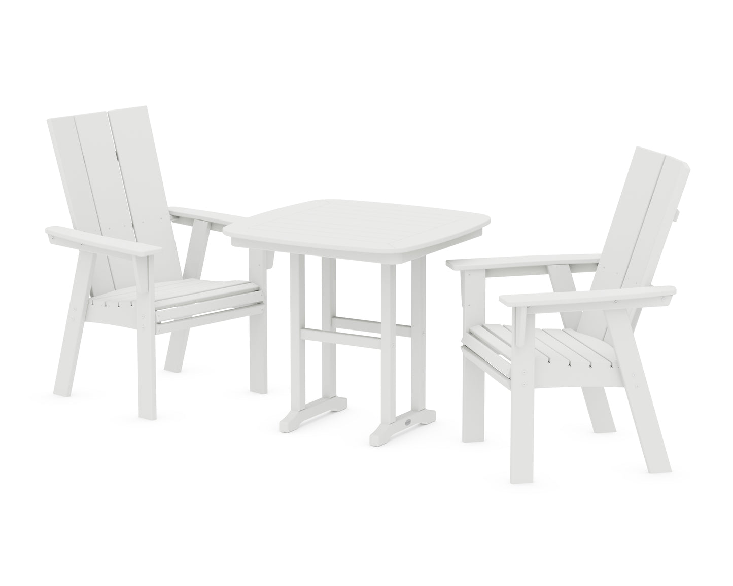Modern Adirondack 3-Piece Dining Set