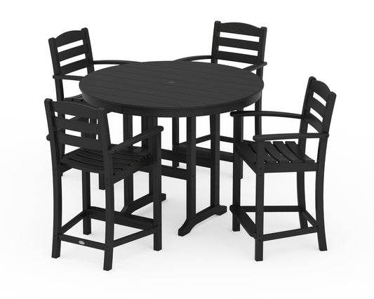 La Casa CafÃ© 5-Piece Round Farmhouse Counter Set