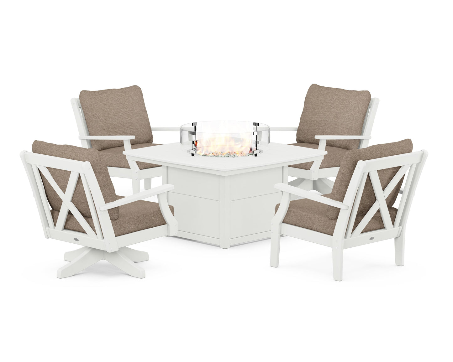 Braxton 5-Piece Deep Seating Set with Fire Table
