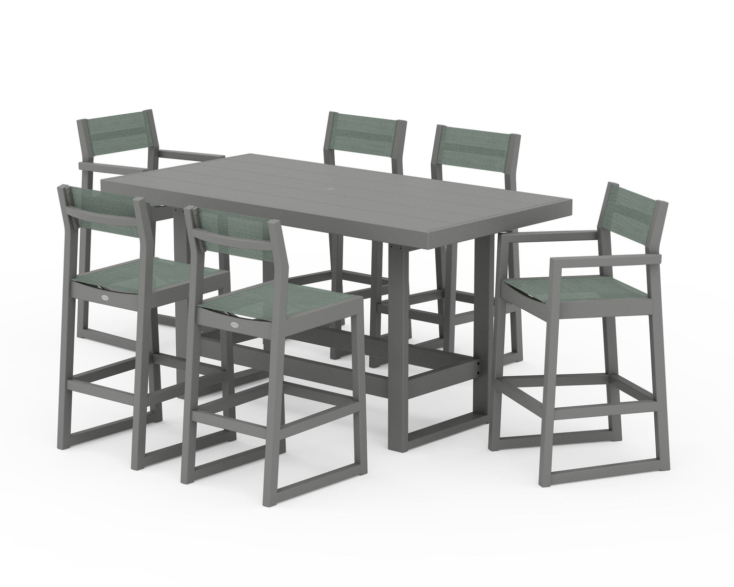 EDGE Sling 7-Piece Bar Table Set