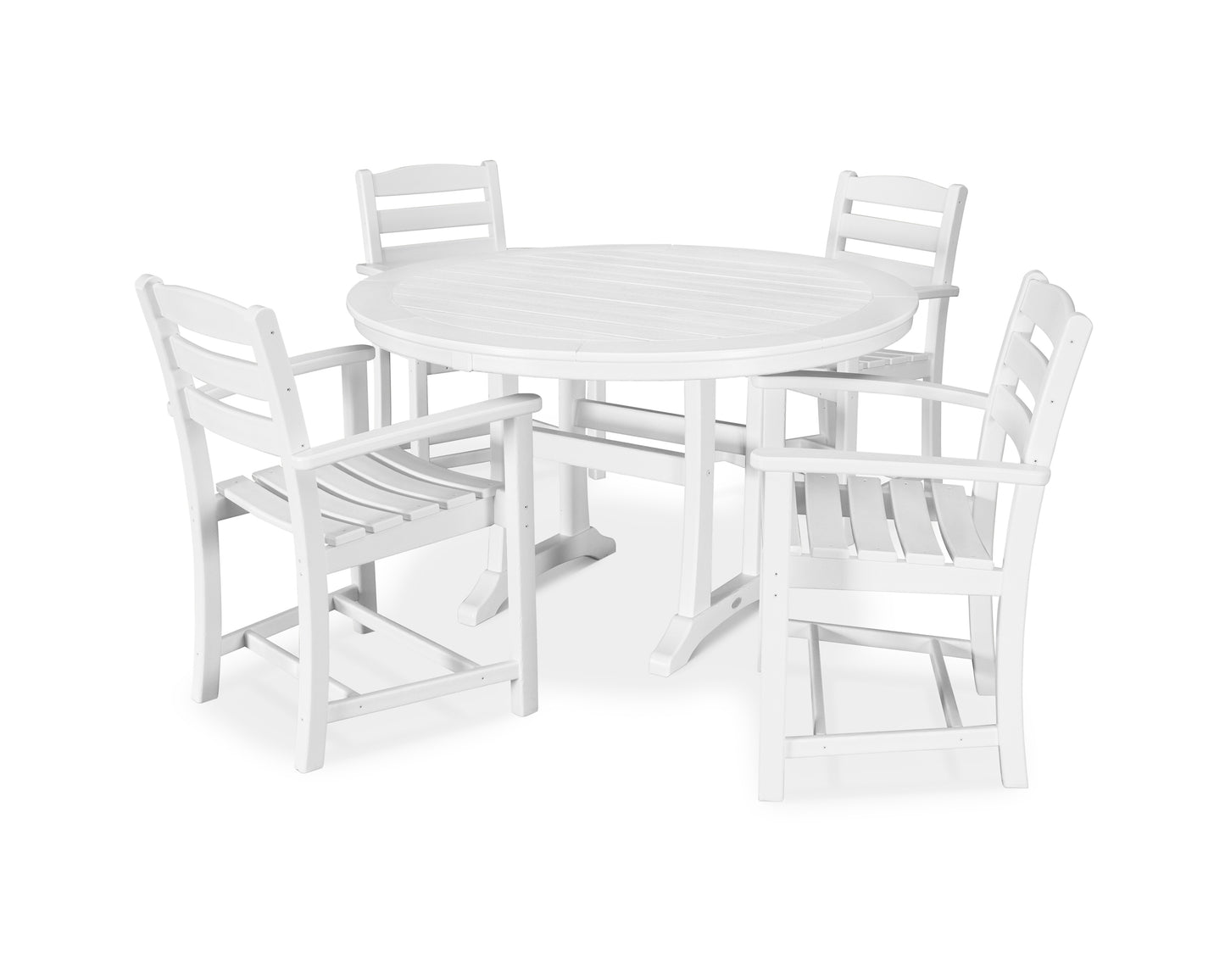 La Casa Caf‚ 5-Piece Arm Chair Dining Set