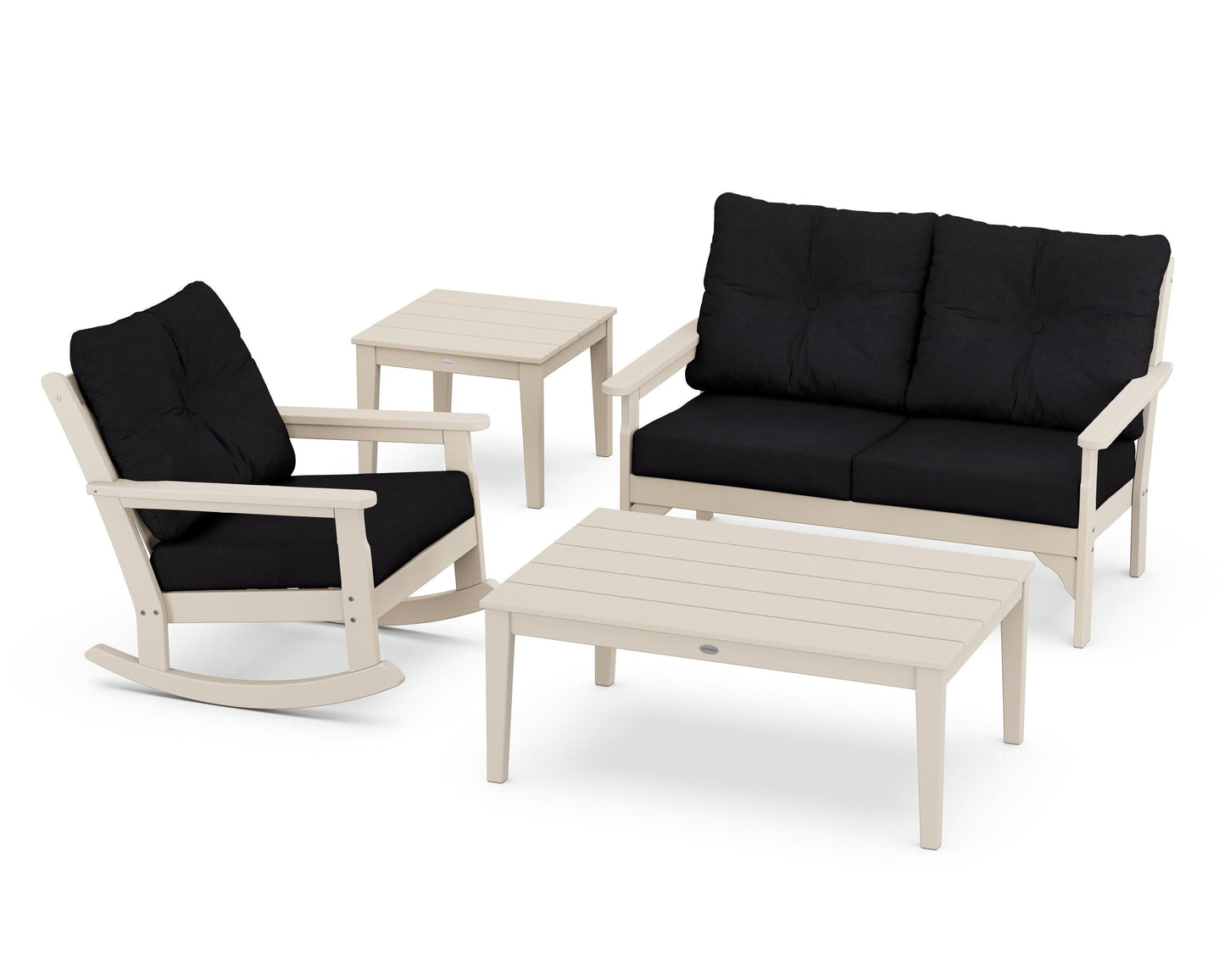 Vineyard 4-Piece Deep Seating Rocker Set
