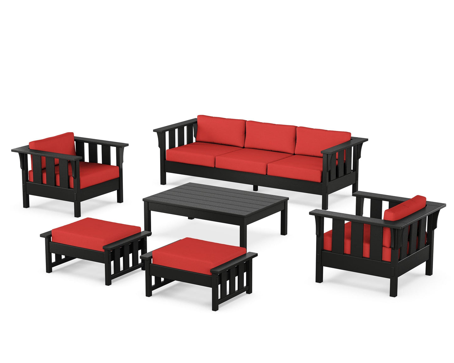 Acadia 6-Piece Lounge Sofa Set
