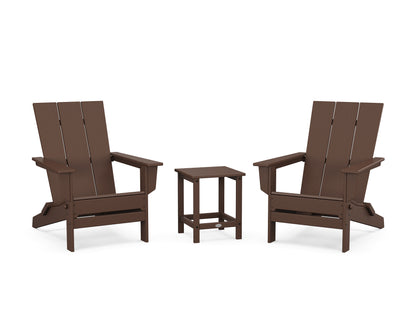 3-Piece Modern Studio Folding Adirondack Set