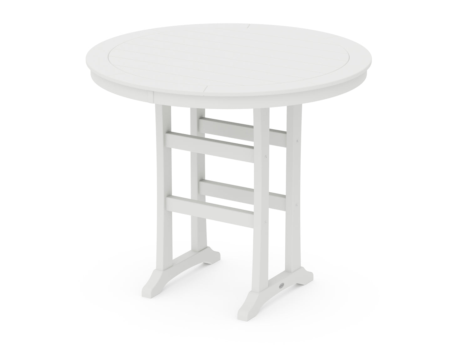 Nautical Trestle 48" Round Bar Table