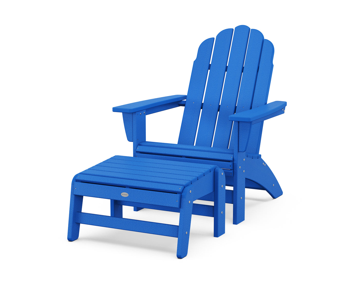 Vineyard Grand Adirondack Chair with Ottoman