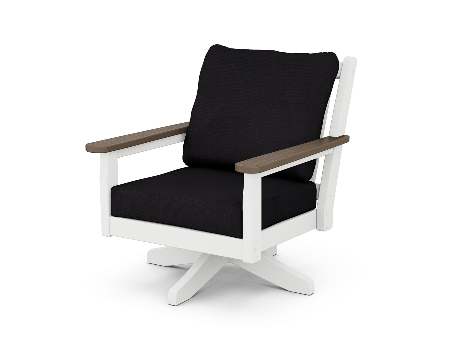 Chippendale Deep Seating Swivel Chair