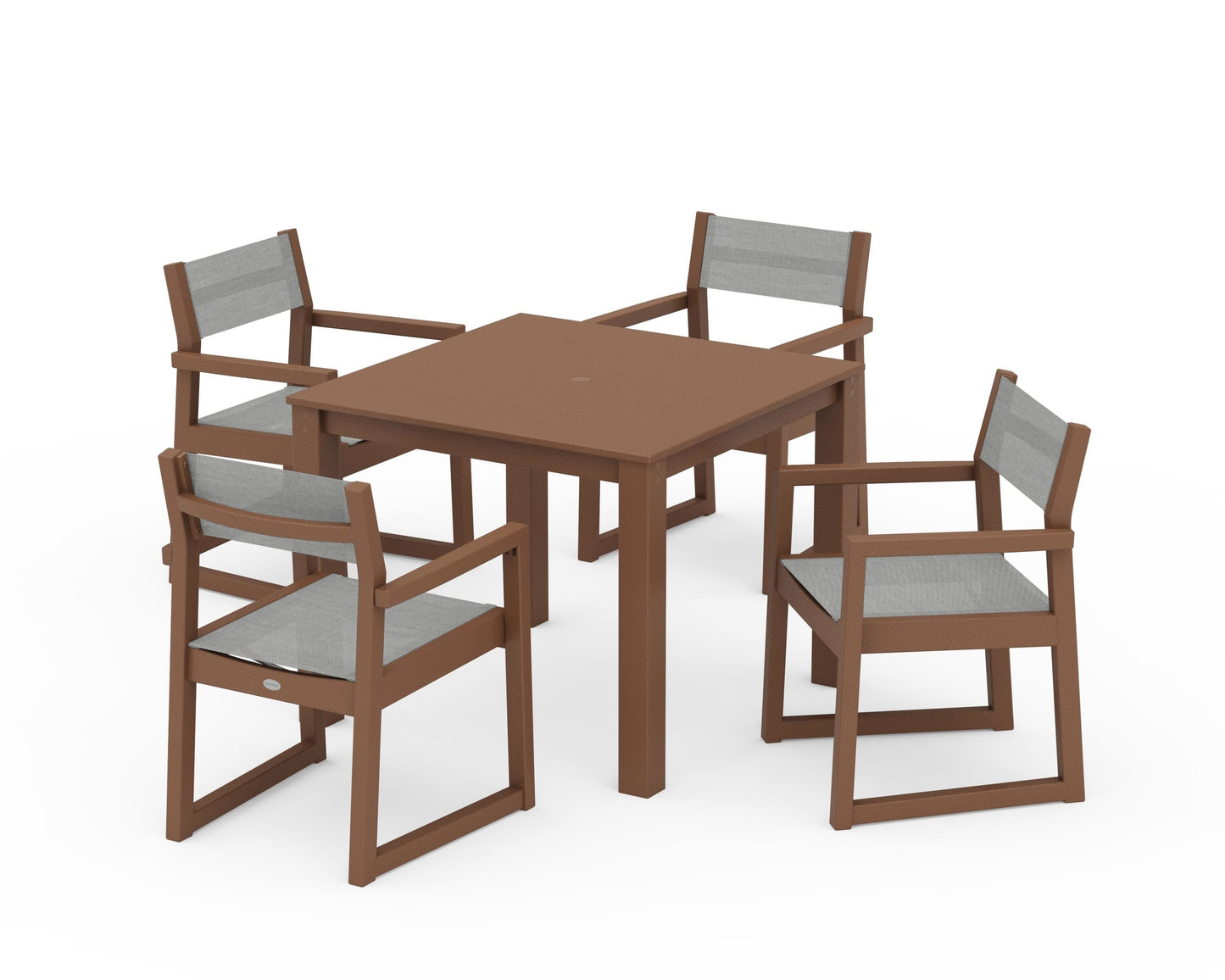 EDGE Sling Arm Chair 5-Piece Parsons Dining Set