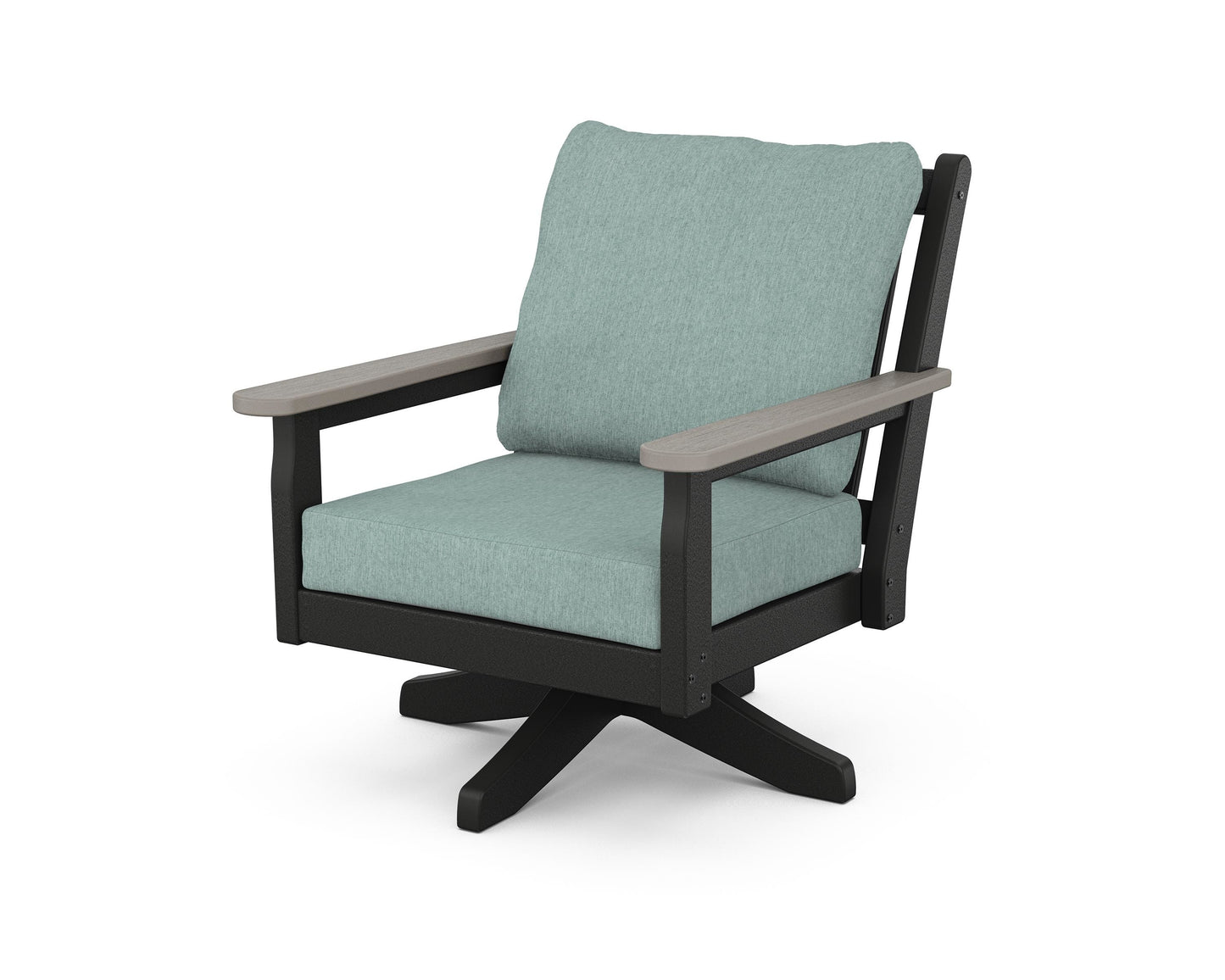 Chippendale Deep Seating Swivel Chair