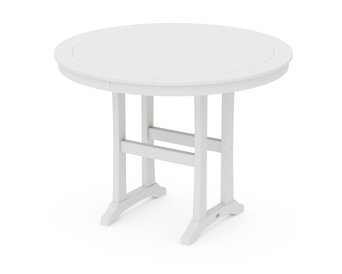 Nautical Trestle 48" Round Counter Table