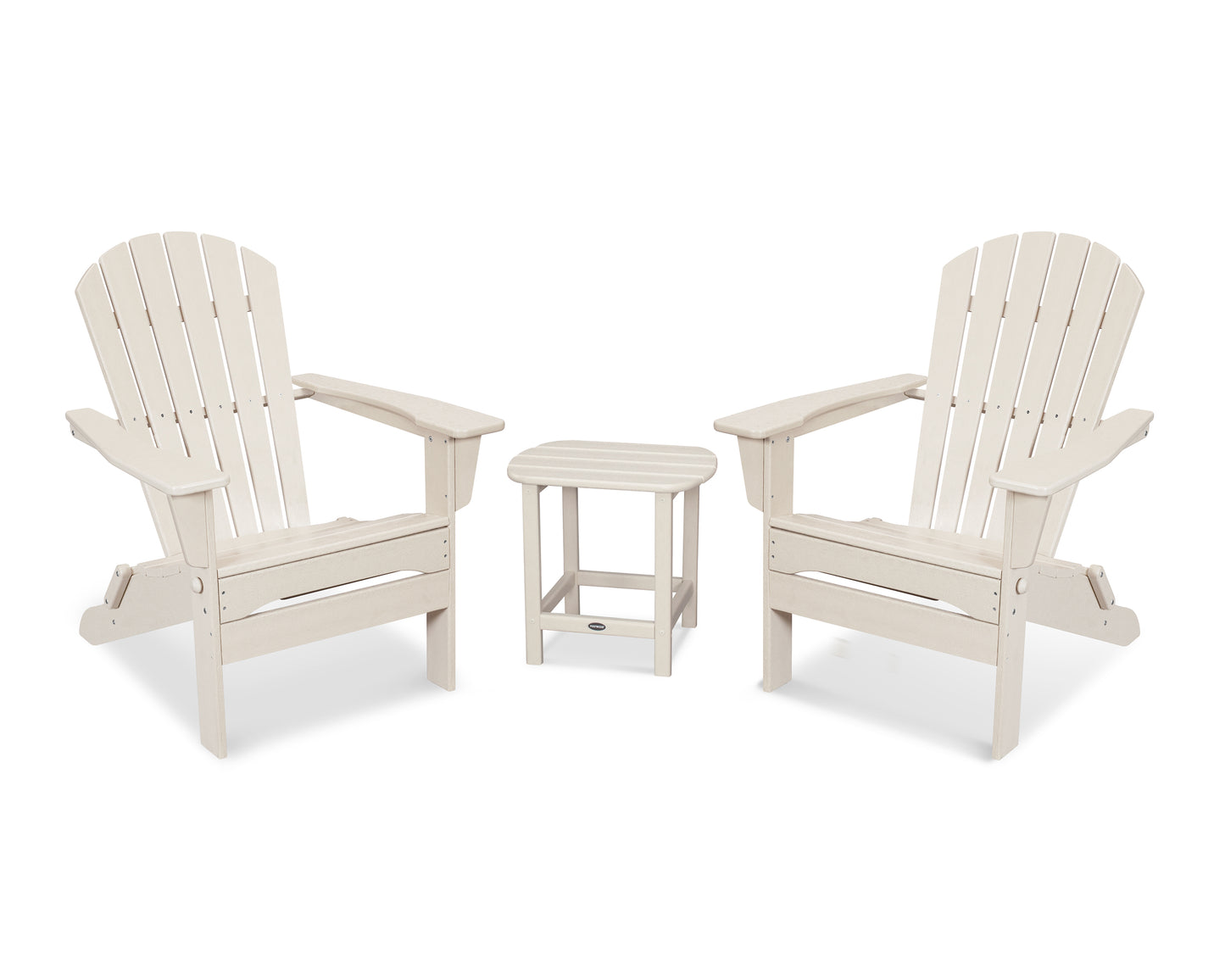 South Beach 3-Piece Folding Adirondack Set