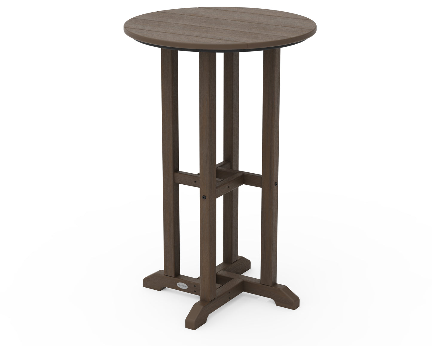 24" Round Farmhouse Counter Bistro Table