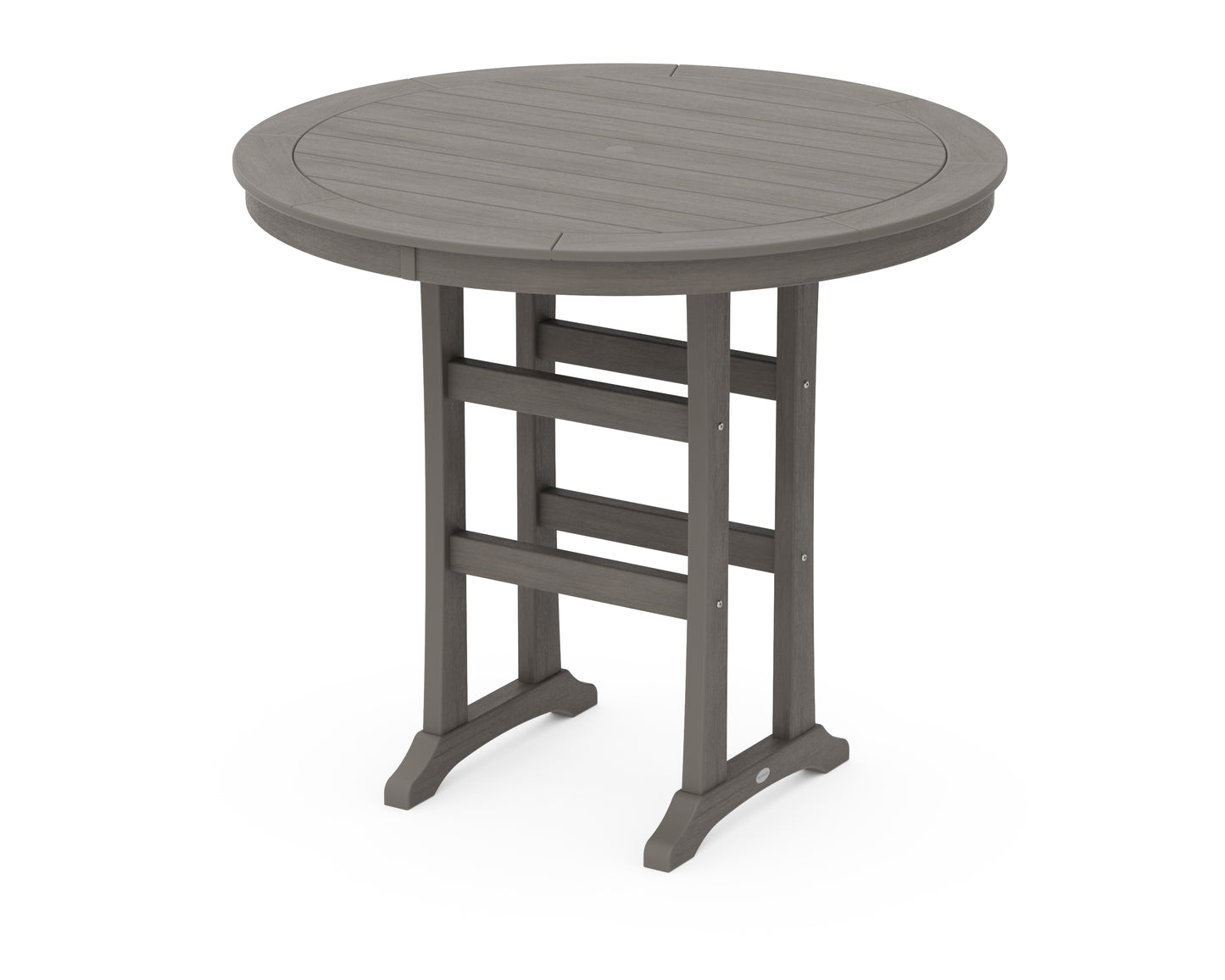 Nautical Trestle 48" Round Bar Table