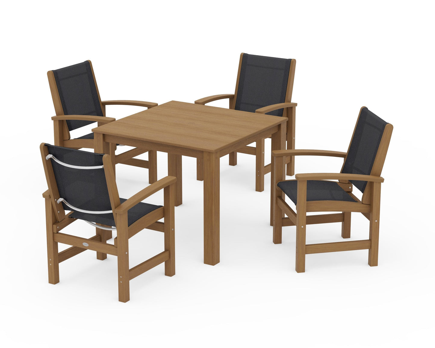 Coastal 5-Piece Parsons Dining Set