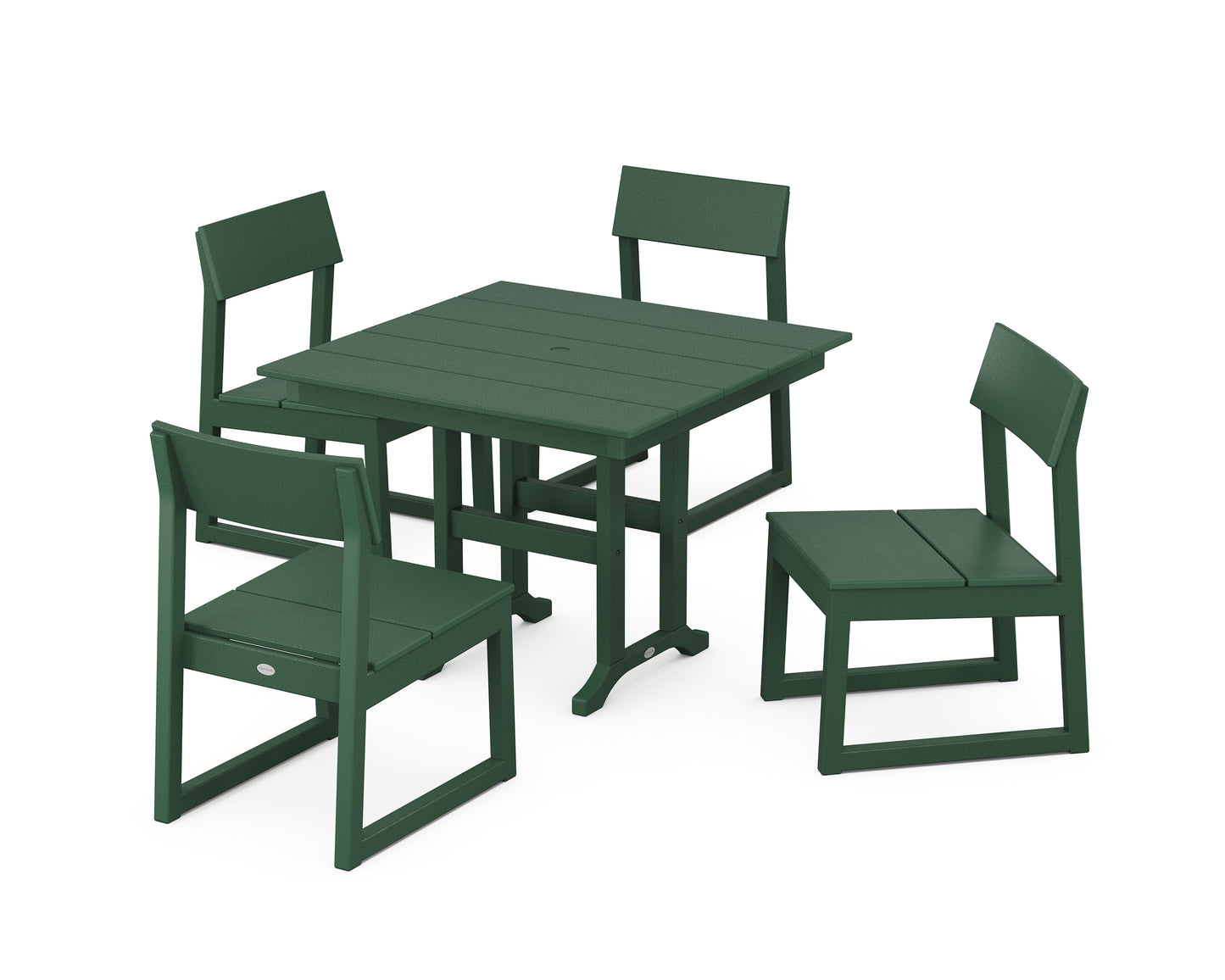 EDGE Side Chair 5-Piece Farmhouse Dining Set