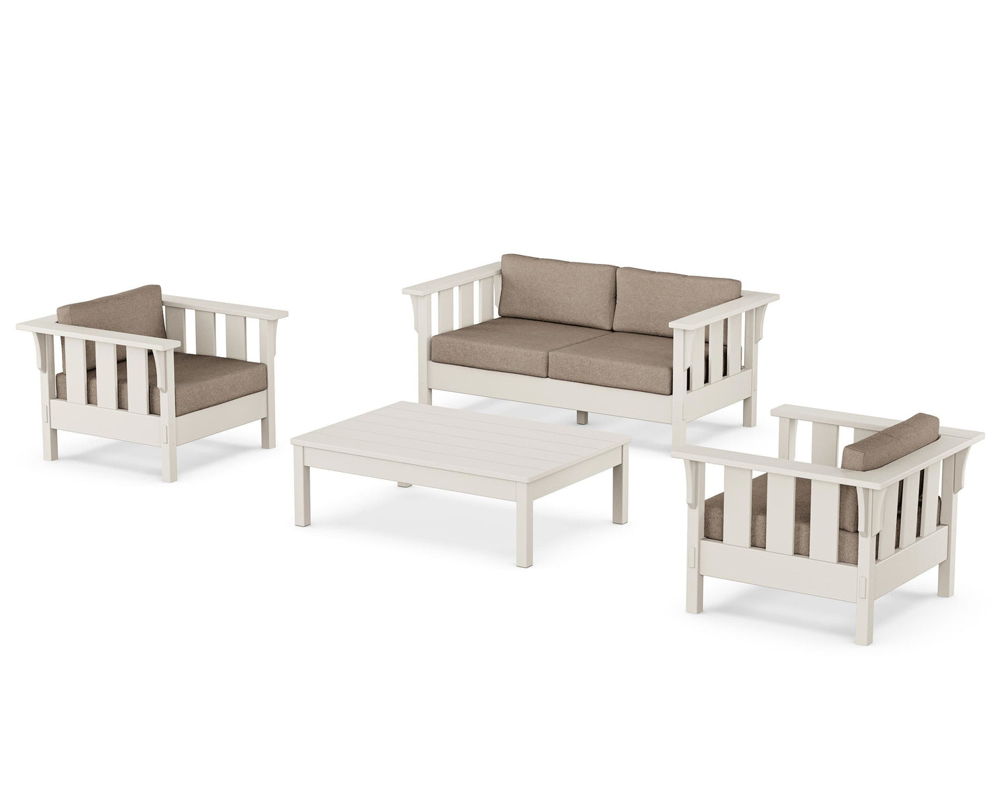 Acadia 4-Piece Deep Seating Set with Loveseat