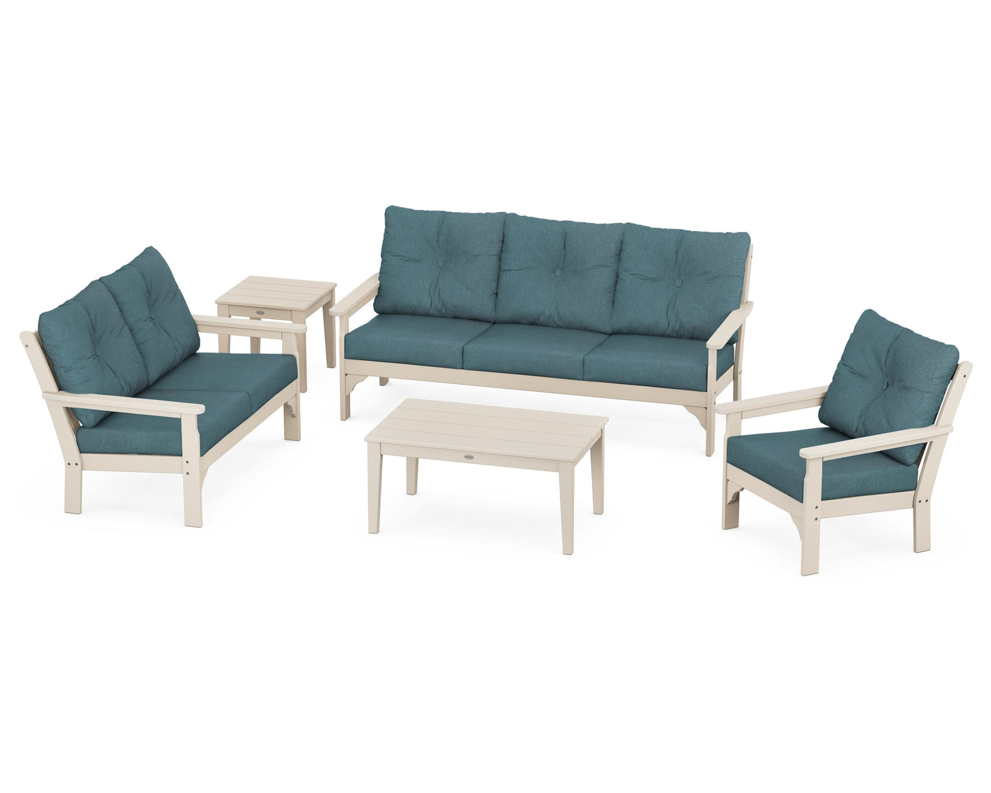 Vineyard 5 Piece Deep Seating Set