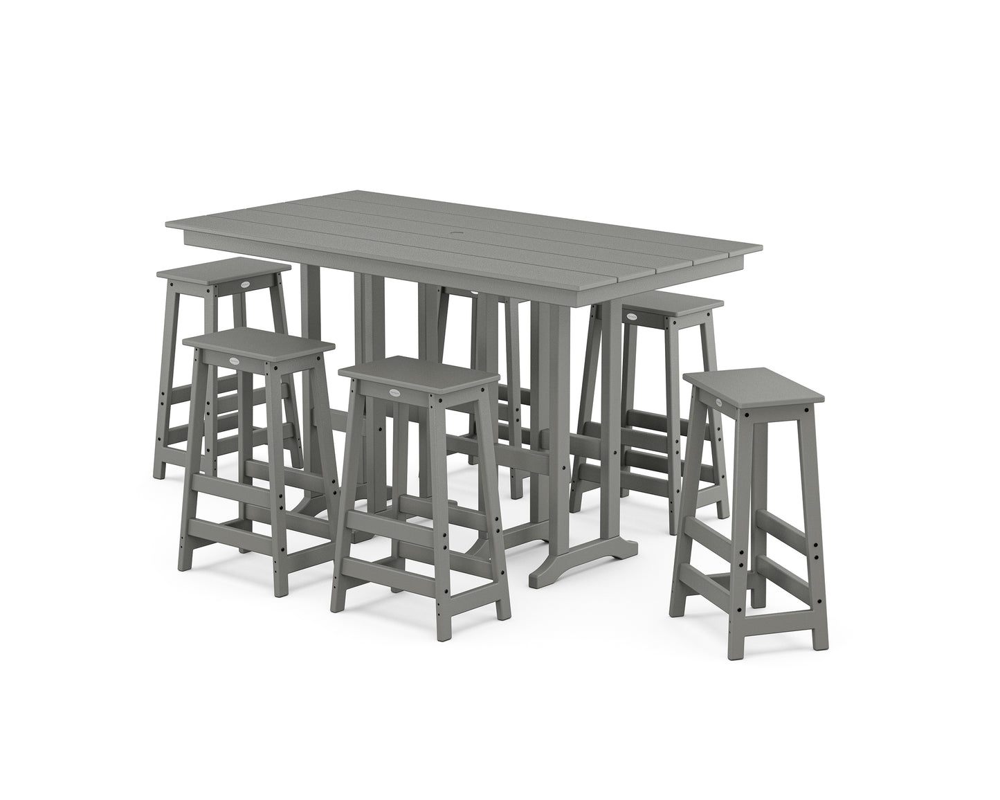 Modern Studio Bar Stool 7-Piece Set