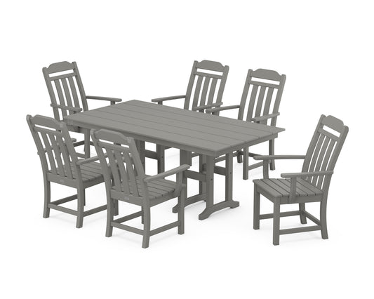 Country Living Arm Chair 7-Piece Farmhouse Dining Set