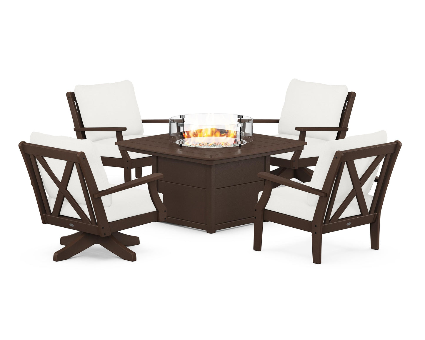 Braxton 5-Piece Deep Seating Set with Fire Table