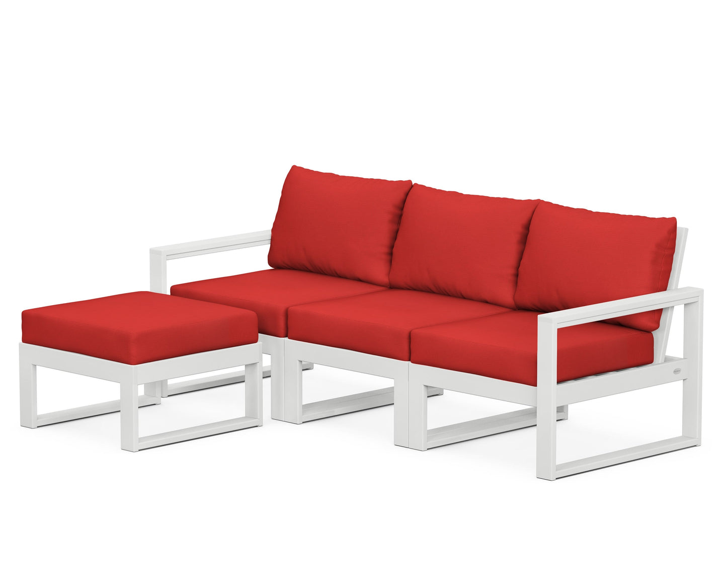 EDGE 4-Piece Modular Deep Seating Set with Ottoman