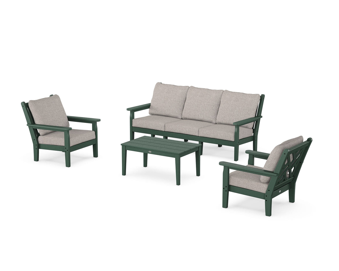 Chippendale 4-Piece Deep Seating Set with Sofa