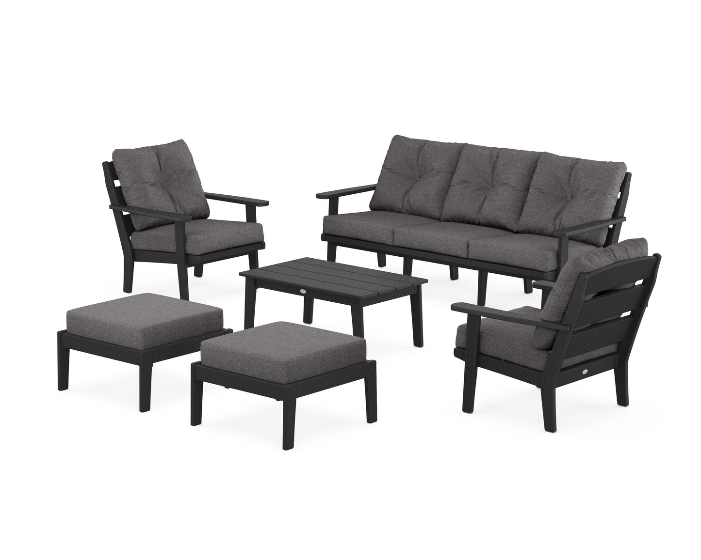Lakeside 6-Piece Lounge Sofa Set