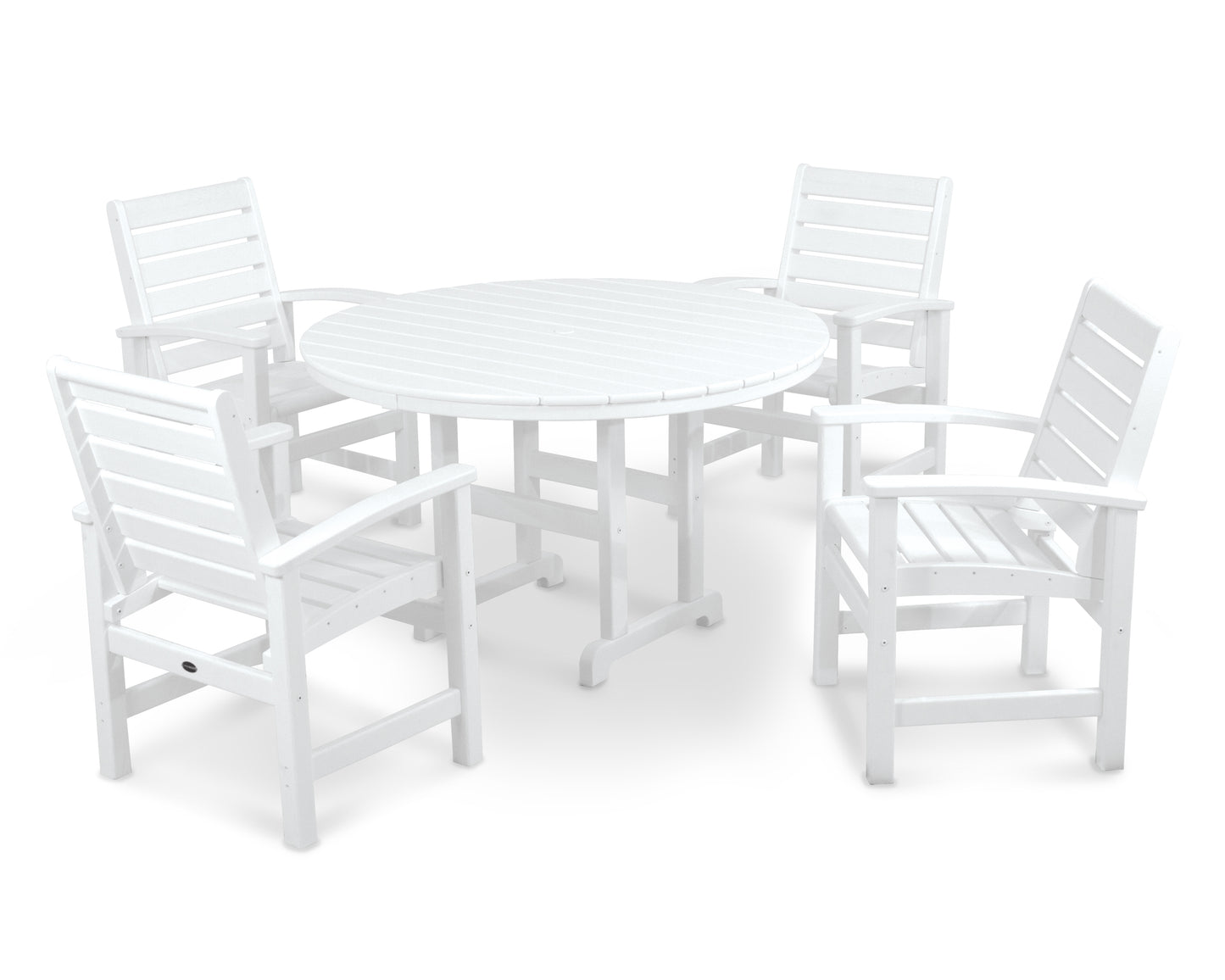 Signature 5-Piece Round Farmhouse Dining Set