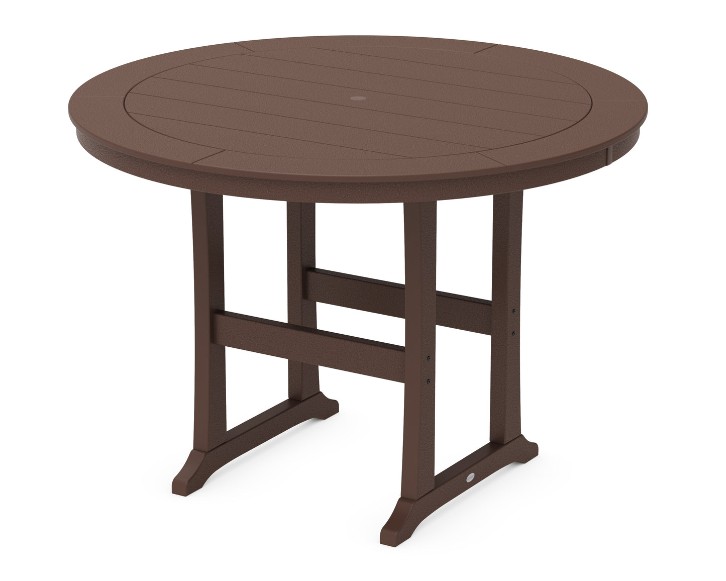 Nautical Trestle 60" Round Bar Table
