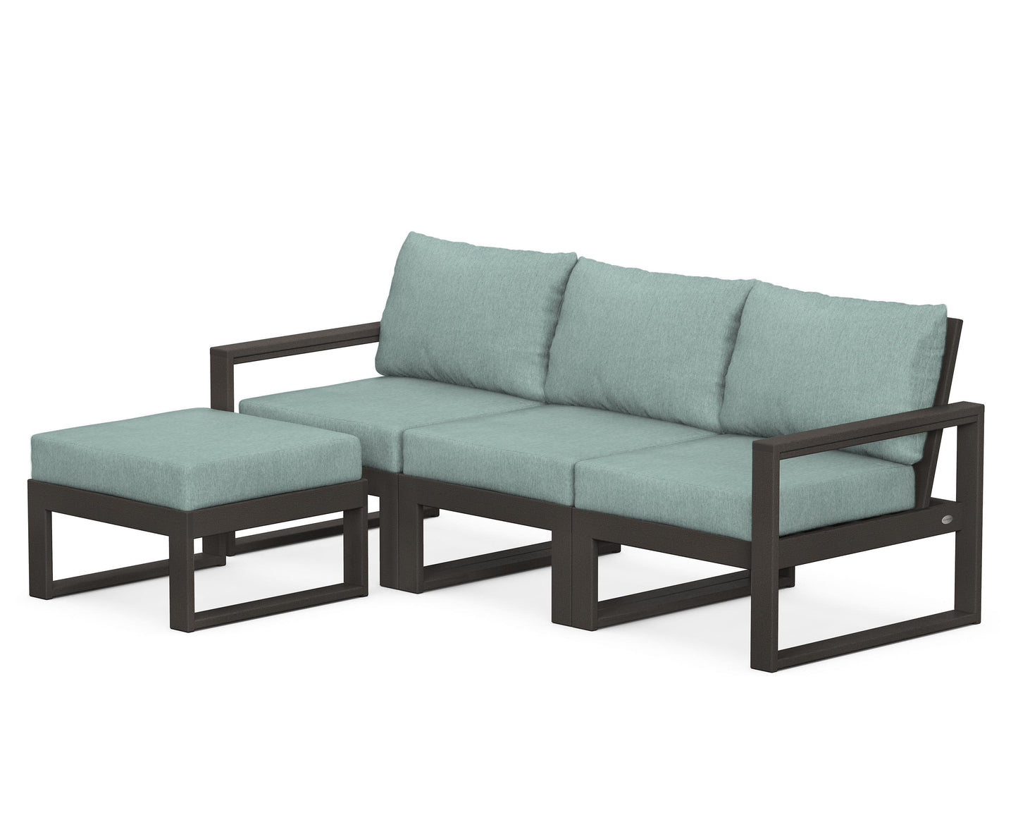 EDGE 4-Piece Modular Deep Seating Set with Ottoman
