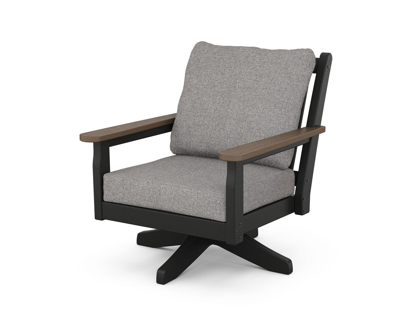 Chippendale Deep Seating Swivel Chair