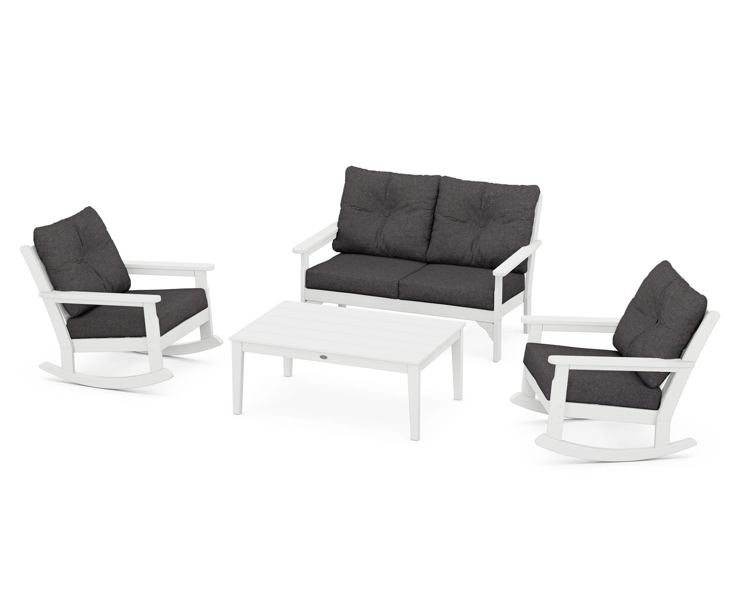 Vineyard 4-Piece Deep Seating Rocking Chair Set