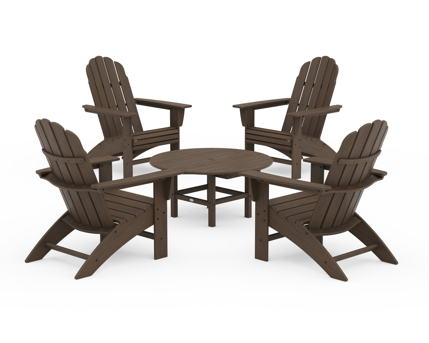 Vineyard 5-Piece Oversized Adirondack Set