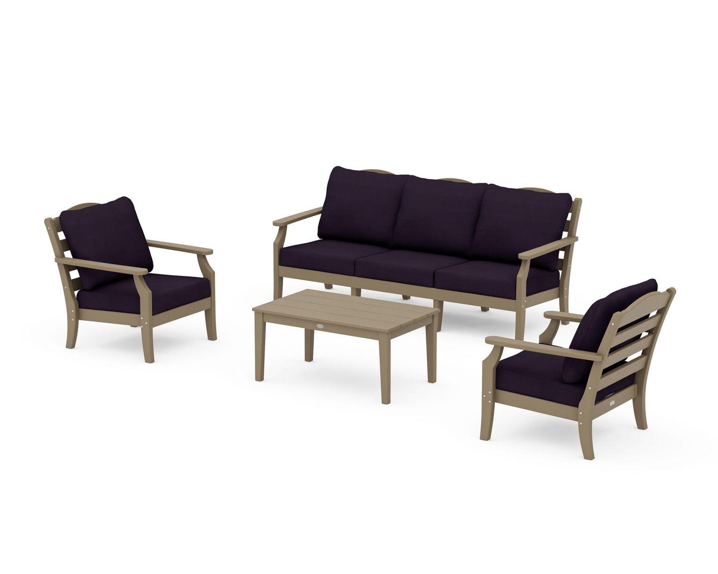 Savannah 4-Piece Deep Seating Set with Sofa