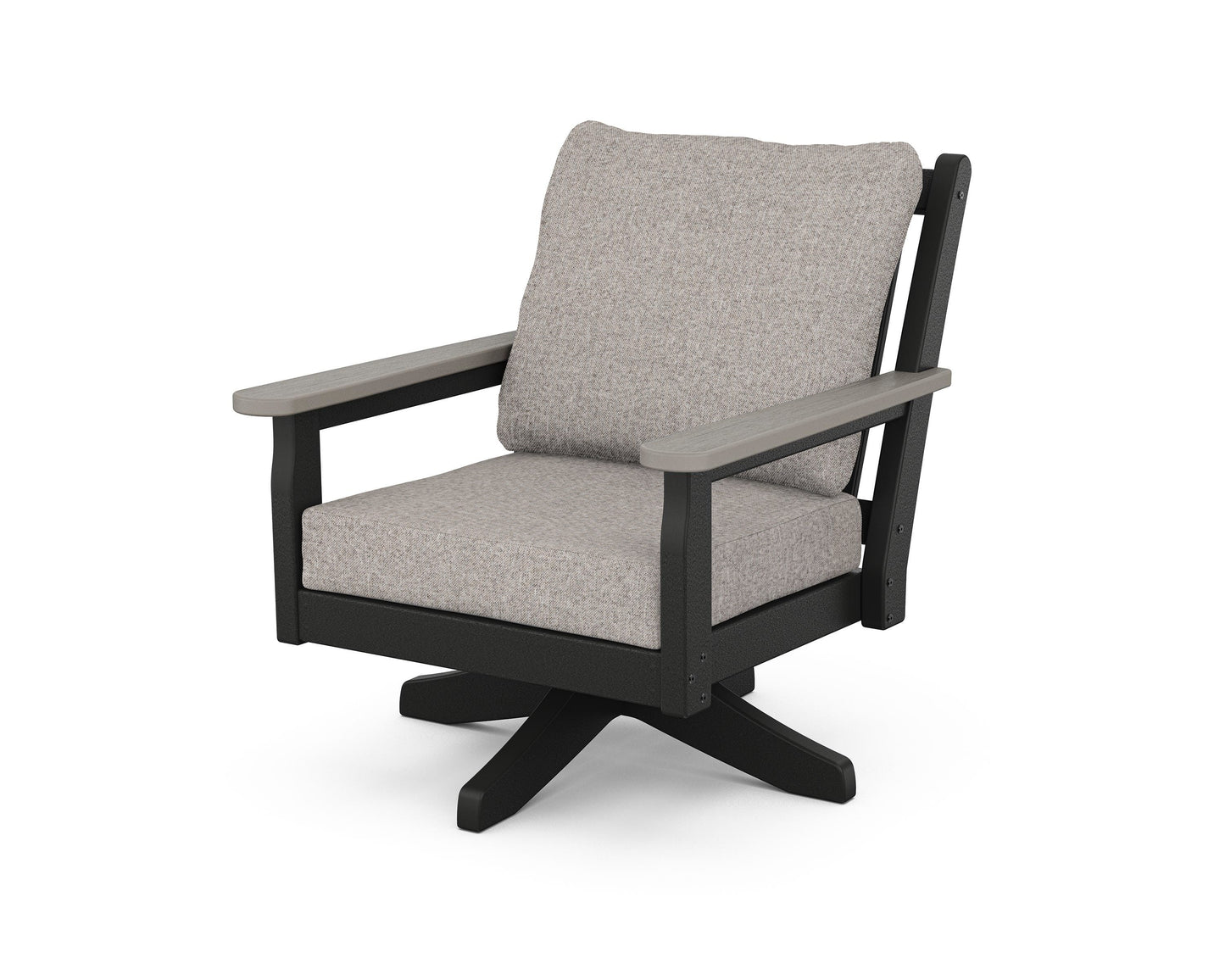 Chippendale Deep Seating Swivel Chair